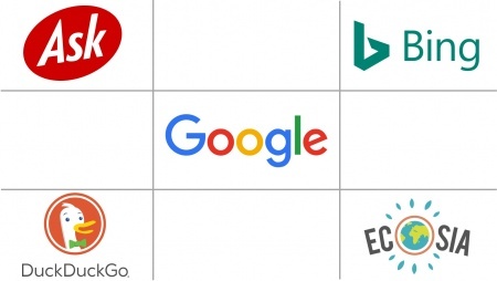 Logo's van zoekmachines