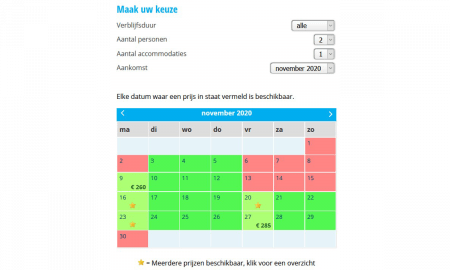 boekingssysteem