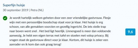 positieve uitgebreide review