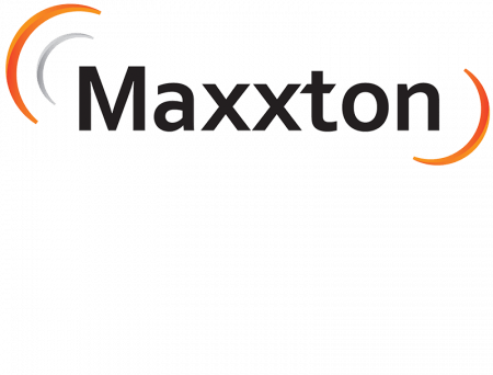 Het logo van Maxxton